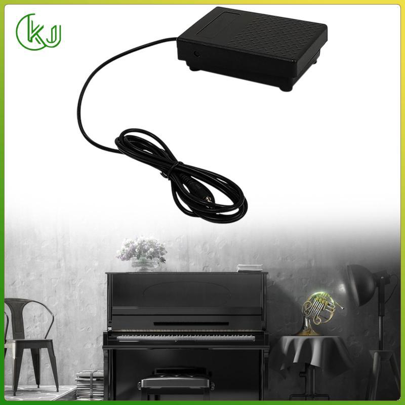 [Wishshopeelxl] เปียโน Sustain Pedal Universal Sustain Pedal สําหรับเปียโนอิเล็กทรอนิกส์การออกกําลัง