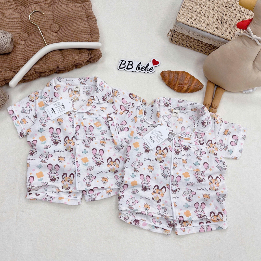ZOOTOPIA RABBIT PIJAMA SET สําหรับเด็กผู้หญิง