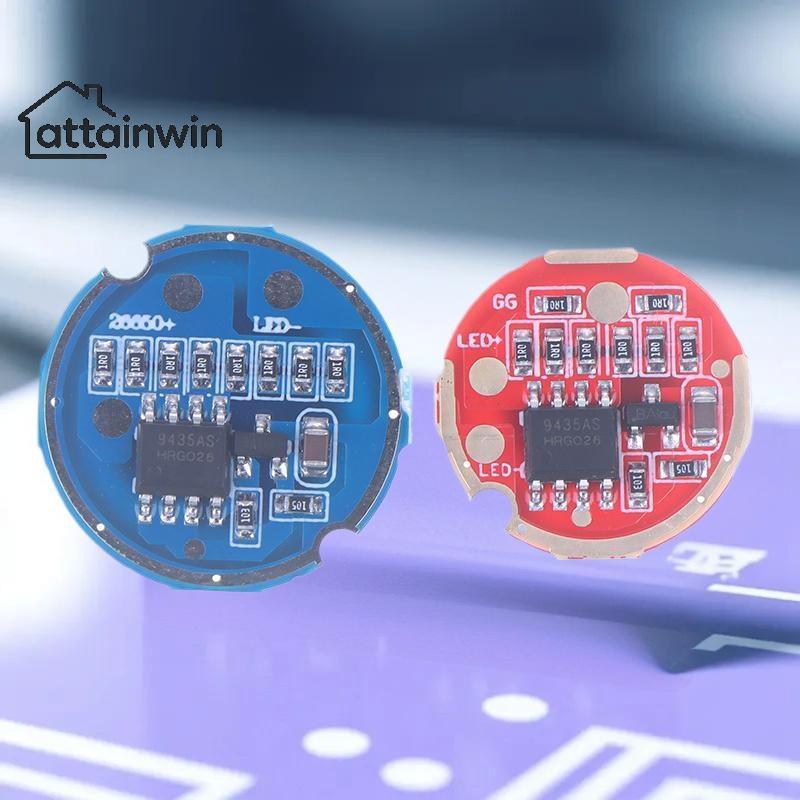 Attainwin 1PCS T6 L2 U2 10W โคมไฟลูกปัดไฟฉายเกียร์ควบคุมอุปกรณ์เสริม Driver Board แผงวงจรไฟฉายเกียร์