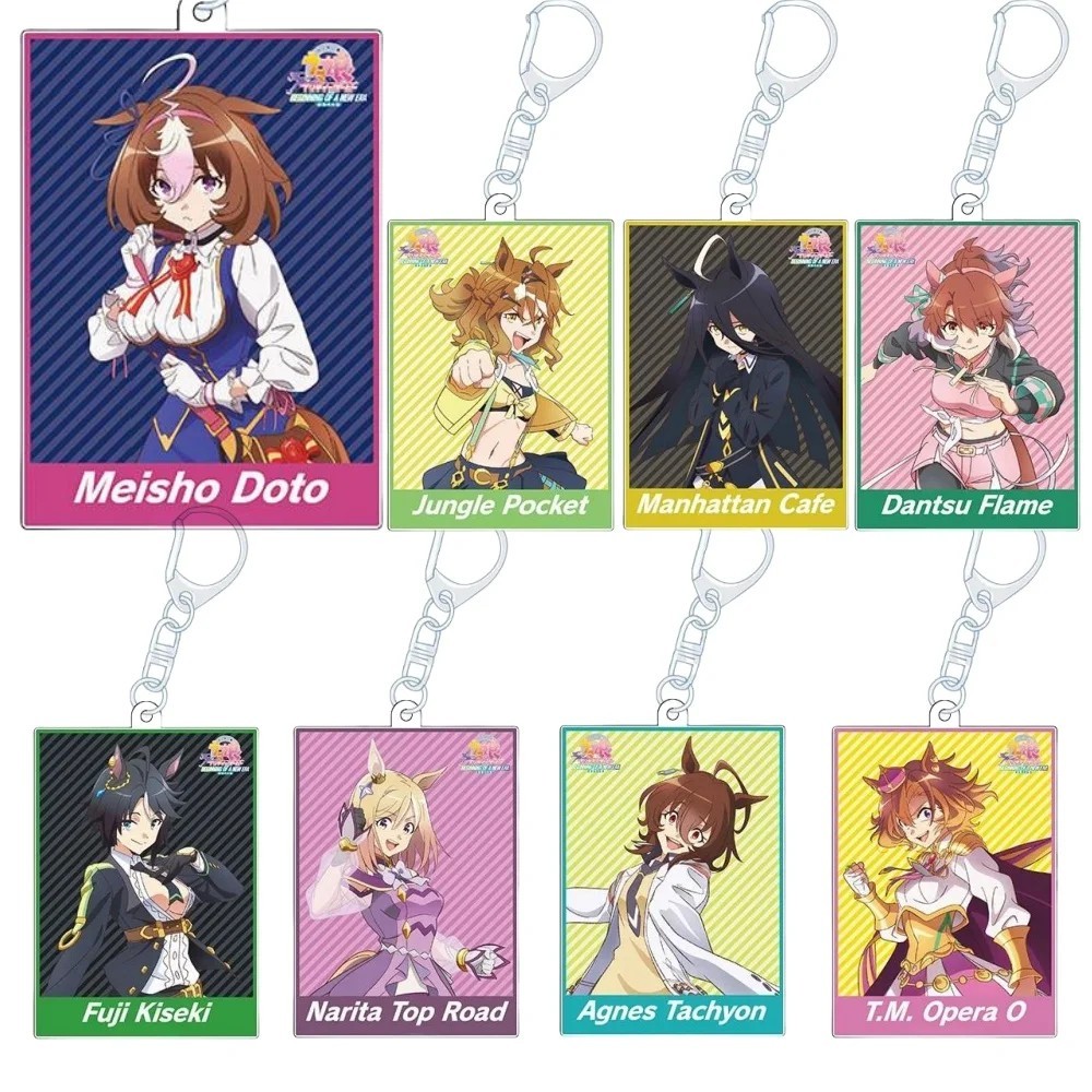 พวงกุญแจอนิเมะ Uma Musume Pretty Beginning Derby of a New Era Acrylic รุ่น TM Opera O Jungle Pocket Agnes Tachyon