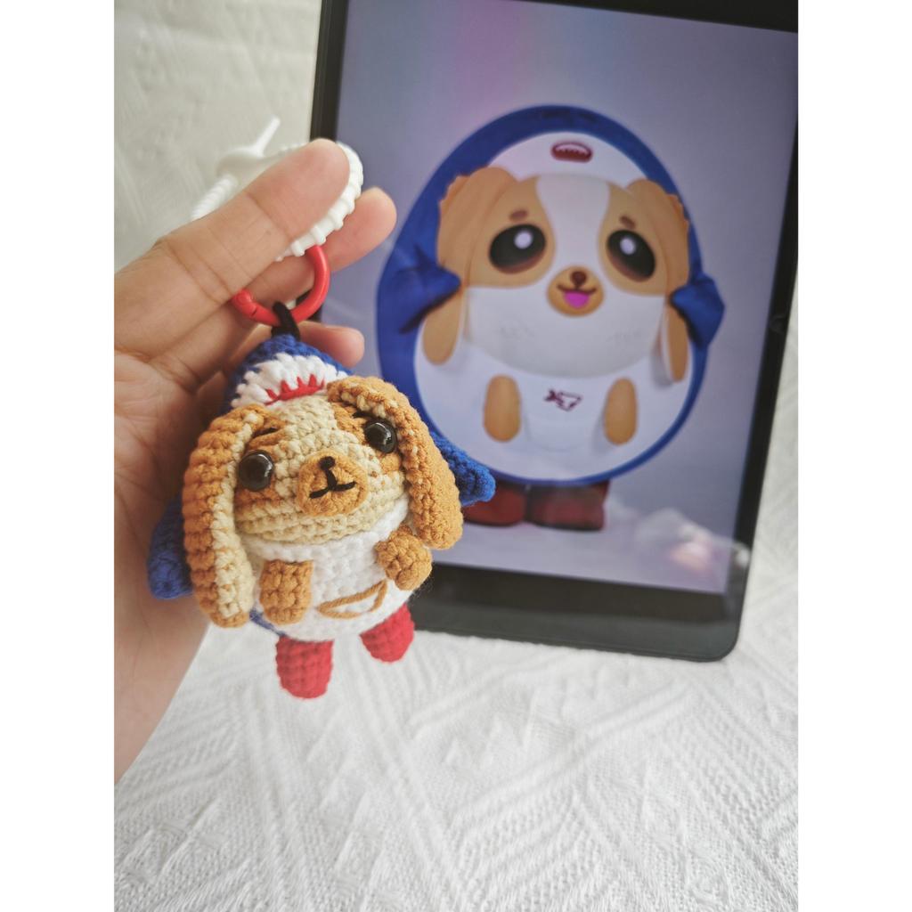 Thailand Star GMM Handmade Crochet Wesley wesley ตุ๊กตาตุ๊กตาน่ารักพวงกุญแจวัสดุแพคเกจผลิตภัณฑ์สําเร