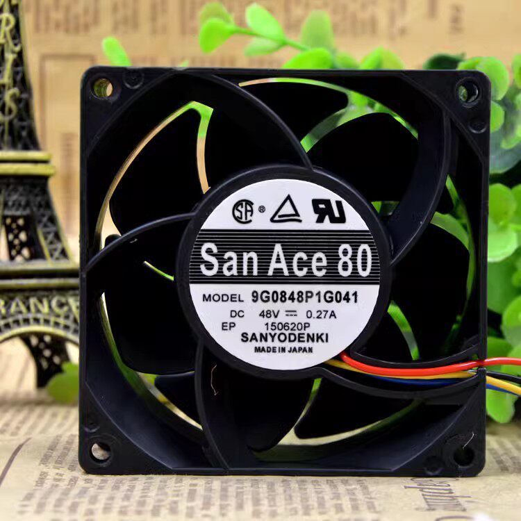 [Radiator] Sanyo San Ace 9G0848P1G041 8038 48V 0.27A 8CM พัดลมระบายความร้อนอินเวอร์เตอร์