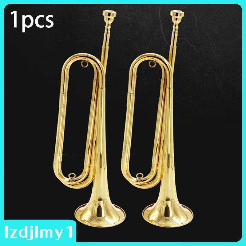 [Lzdjlmy1] Solid Copper Bugle Signal เครื่องดนตรี Vintage Marching Bugle Cavalry