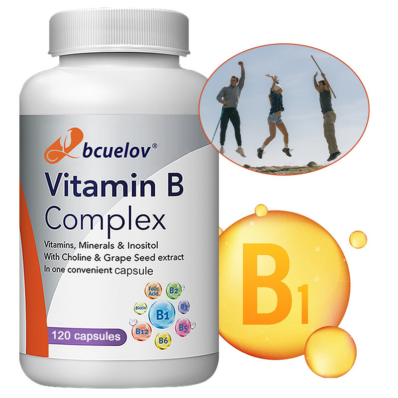 อาหารเสริมวิตามิน Bcuelov B-complex - ช่วยผลิตพลังงานและเอดส์ในการเผาผลาญของไขมันและคาร์โบไฮเดรต