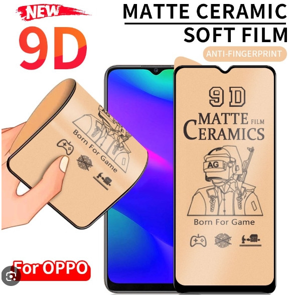 เซรามิค Matte กระจกนิรภัยสําหรับ OPPO A98 A78 A77 A31 F7 F9 RENO 12F 11F 8T 8Z 7Z 6Z 5 4 3 2F