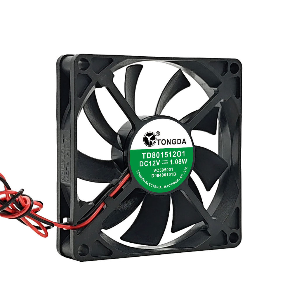 TONGDA TD ใหม่ล่าสุด801512โอ1 ทีดี801512O3 พัดลมตู้เย็น 80 * 15MM 12V 1.08W