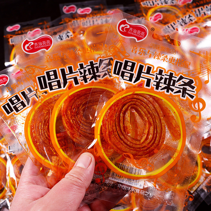 2026 สไตล์ใหม่ [Record Spice Strips Glutton Relief Office Snacks Super Long Gluten J Nostalgic Seaso