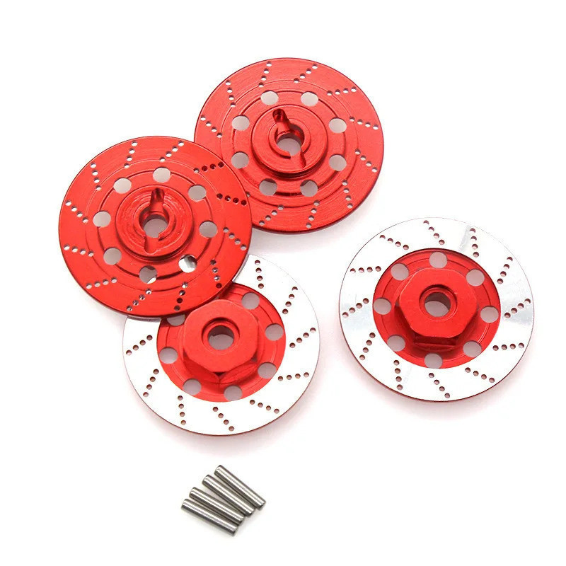 โลหะ 12 มม.ล้อ Hex Hub อะแดปเตอร์เบรคสําหรับ Tamiya TT01 TT02 HPI HSP 94123 Sakura D4 1/10 RC บนแผนที่รถแข่ง