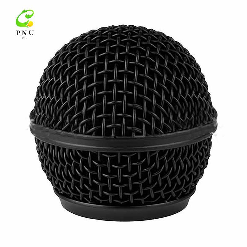 [PNU] เปลี่ยนตะแกรงไมโครโฟนโลหะ Replacing Professional Party Mic Head Part อุปกรณ์เสริมสําหรับ Shure