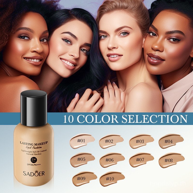 Card Makeup sadoer sadoer Contouring Liquid Foundation Non-bb คอนซีลเลอร์คอนซีลเลอร์ Full English Po