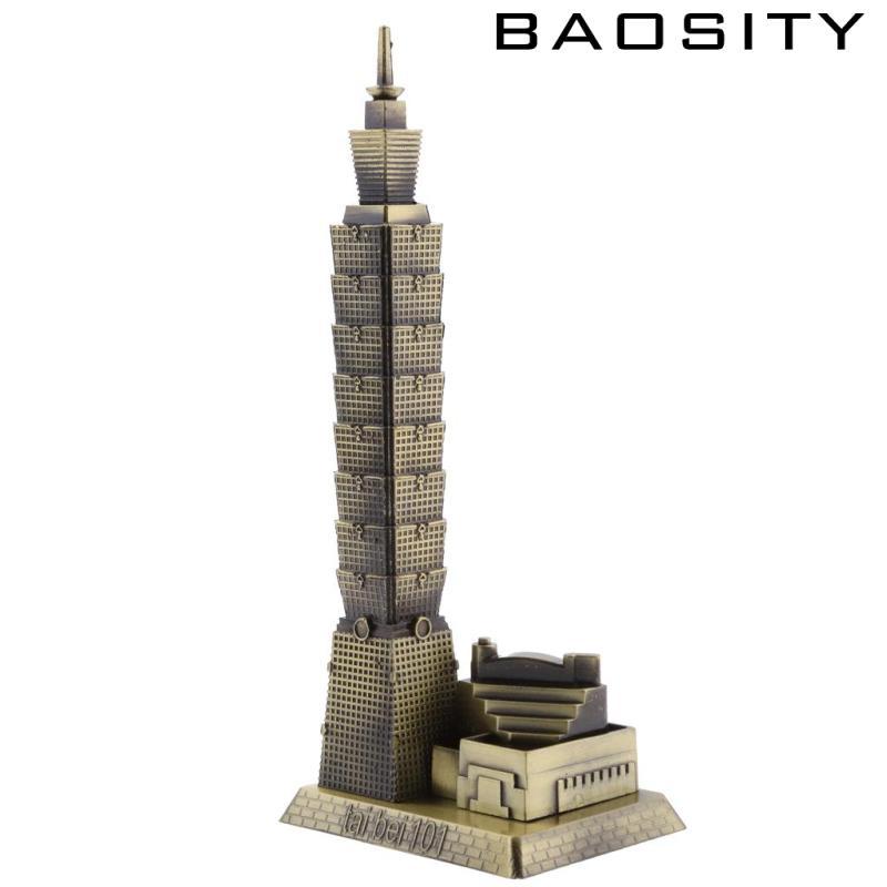 [ความเบา] ไทเป 101 โมเดลสถาปัตยกรรมอาคารทาวเวอร์ของการเดินทางเครื่องประดับเดสก์ท็อป