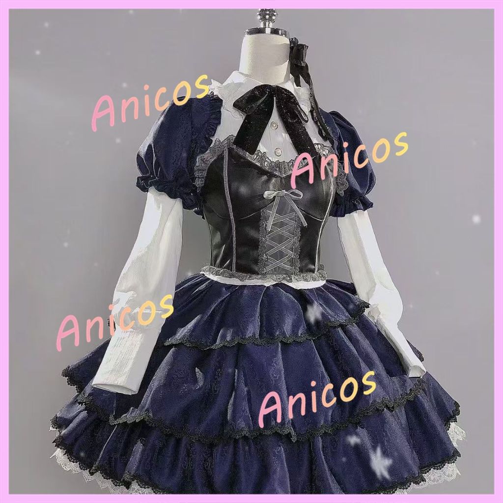ชุดคอสเพลย์ Chuunibyou Takanashi Rikka สไตล์ Gothic Lolita สำหรับงานHALLOWEEN