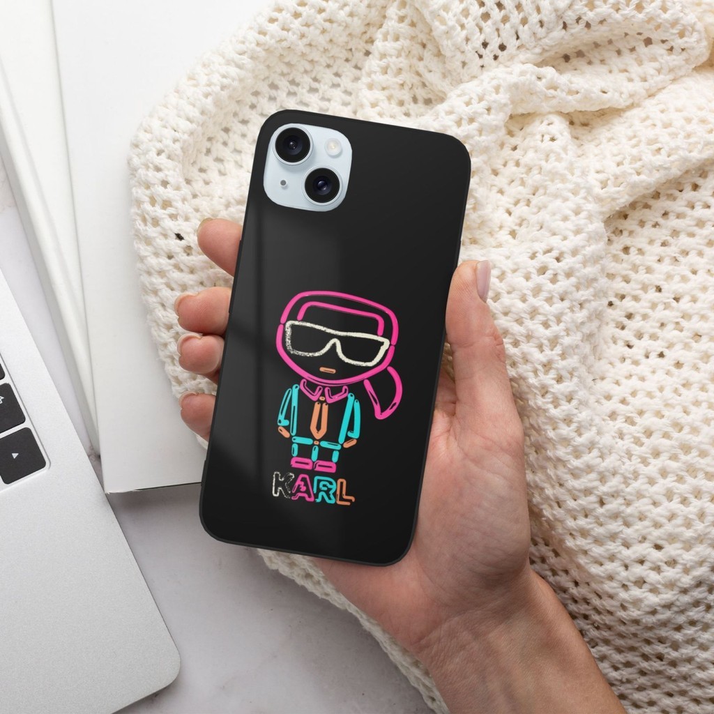Karl Lagerfeld ใหม่เคสโทรศัพท์กันกระแทกสําหรับ IPhone 17 Air 16 15 Pro Max Plus X