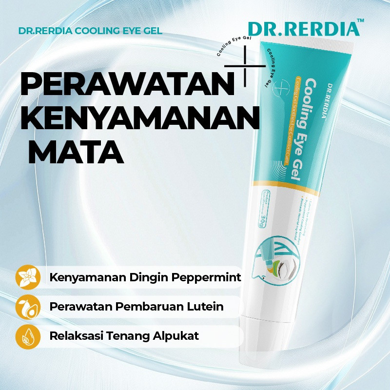 [มีในสต็อก] DR.RERDIA Cooling Eye Gel with Lutein, Avocado Butter & Peppermint Leaf Oil – Cooling Eye Care ราคา ถูกที่สุด ดีลบีเคเค