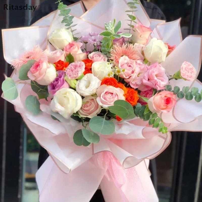 Ritasday 4 ซม.25 หลาซาตินริบบิ้นม้วนของขวัญทําด้วยมือ Paaging ริบบิ้นดอกไม้ทํา Paaging Bow Craft เย็บ Party ตกแต่ง DIY ใหม่ ราคา ถูกที่สุด ดีลบีเคเค แกลเลอรีภาพที่ 3