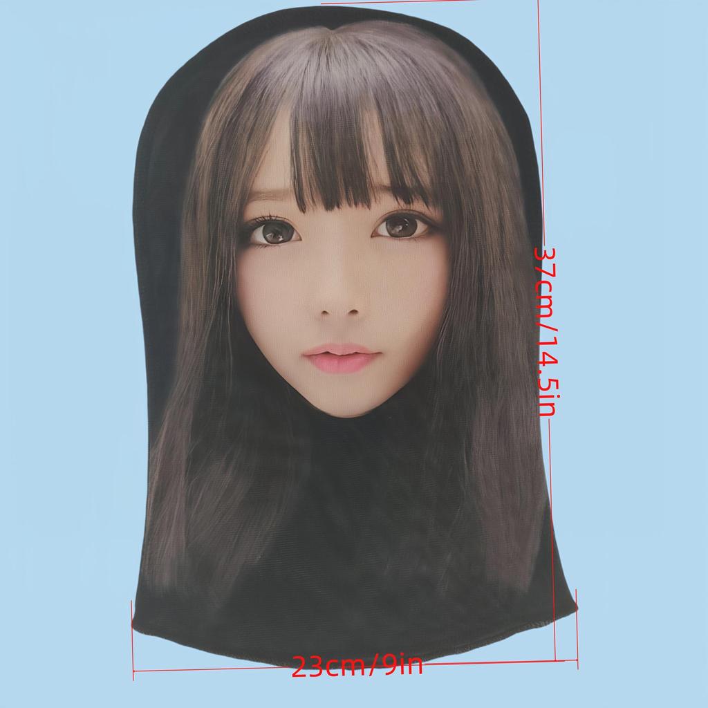 1ชิ้นตาข่ายระบายอากาศเต็มใบหน้าเวนิสสวมหน้ากากหน้ากากสําหรับผู้หญิงเหมาะสําหรับเครื่องแต่งกายวันหยุดตลกพรรคสละโสดของขวัญวันวา