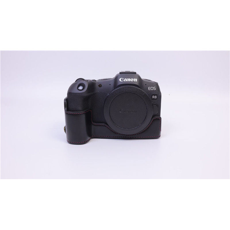 เหมาะสําหรับ Canon R8 ฐานกล้องครึ่งแพ็ค Canon R8 เคสป้องกันครึ่งแพ็ค
