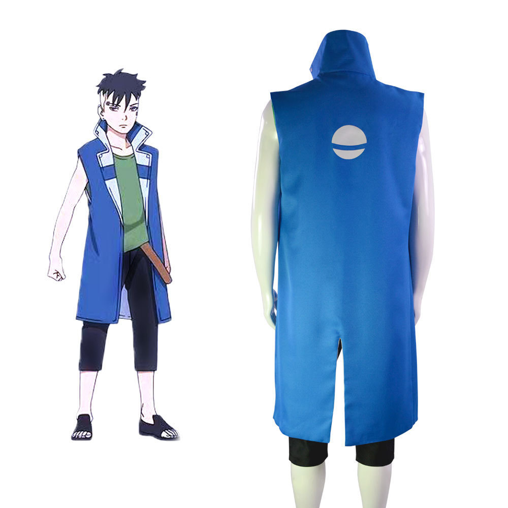 QZ Naruto 2D cosplay costume, BORUTO Kawaki cosplay, Halloween comic convention stage performance co