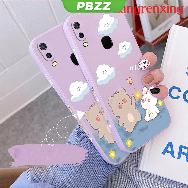 PBZZ เคส VIVO Y11 เคสโทรศัพท์มือถือ ซิลิโคนนิ่ม กันกระแทก สําหรับ VIVO Y11 YTXX01 น่ารัก ลายการ์ตูน กันกระแทก