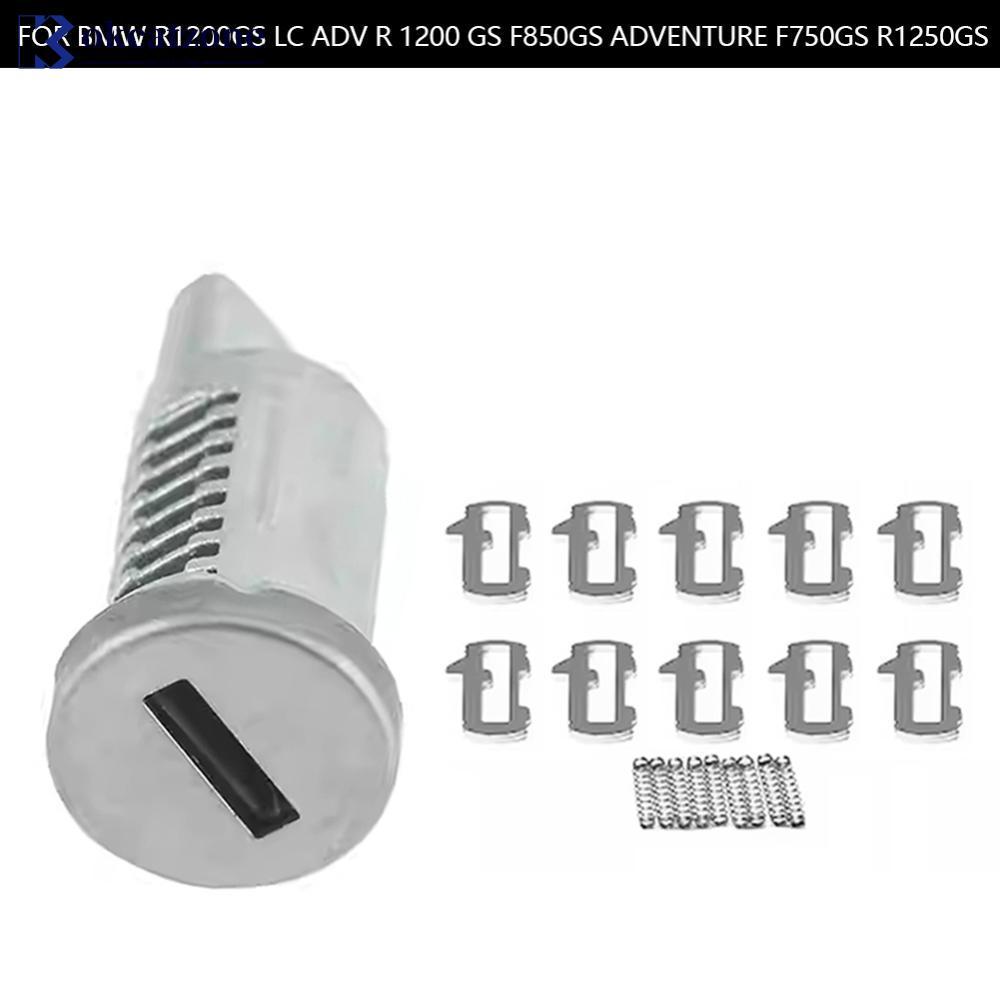 OKCATZONE รถจักรยานยนต์อลูมิเนียมกล่อง Key กระบอกล็อค Core Plug Trunk Saddlebag กรณีด้านบนสําหรับ BM