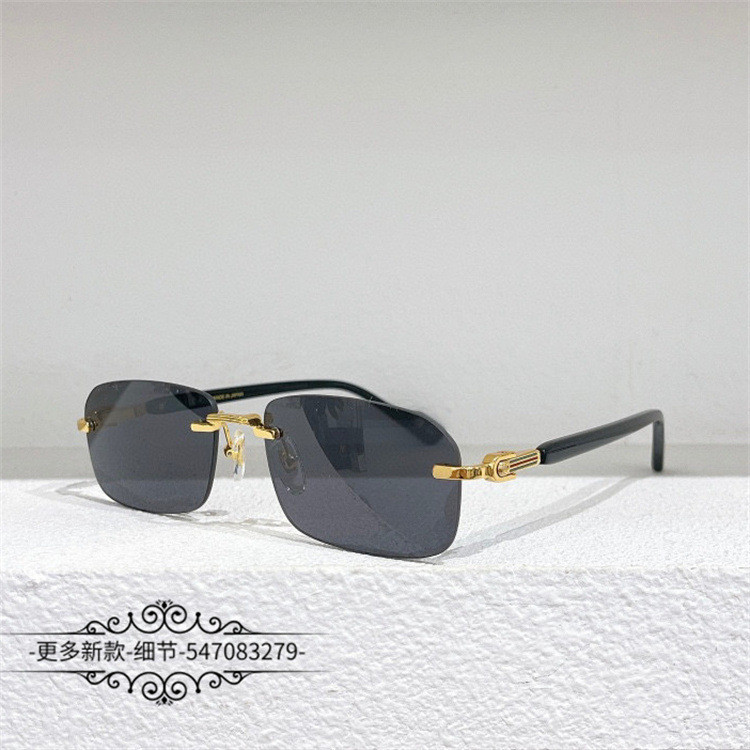 I6WL G**CI Unique frameless small sunglasses for women, trendy and stylish, same style as internet c