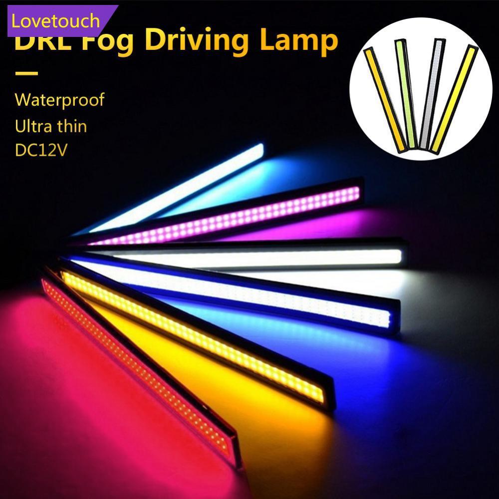 LOVETOUCH 1 PC 17 ซม.รถ COB ไฟ LED DRL หมอกขับรถโคมไฟกันน้ํา DC12V R7Z5