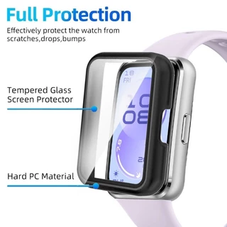 ฝาครอบแก้ว + เปลือกสําหรับ Huawei Band 11 / 11 Pro อุปกรณ์เสริม All-Around Hard PC กรอบกันชน Tempered