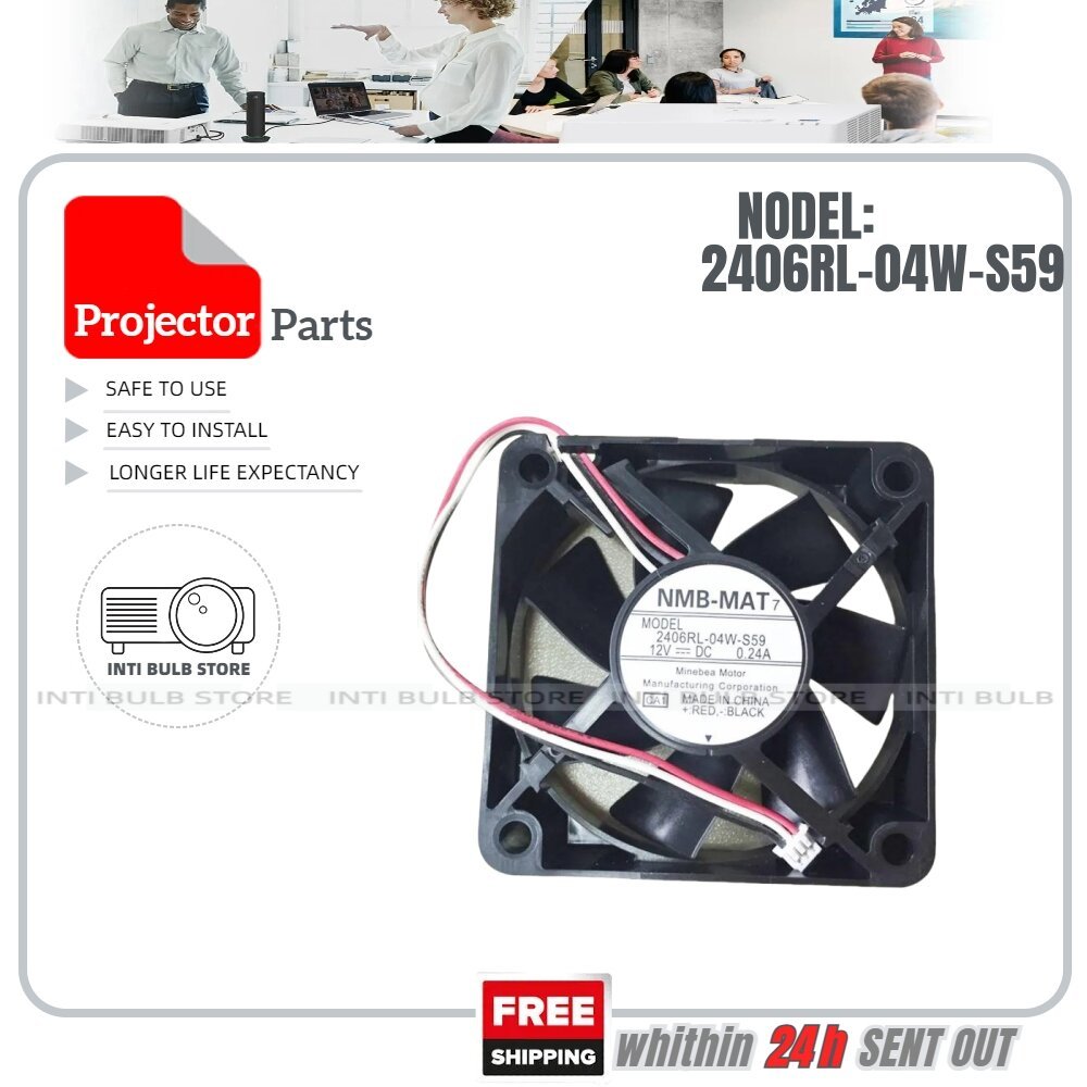 สําหรับพัดลมระบายความร้อนโปรเจคเตอร์ Epson EB-S6 X6 W6 D290 84H 824H 825H