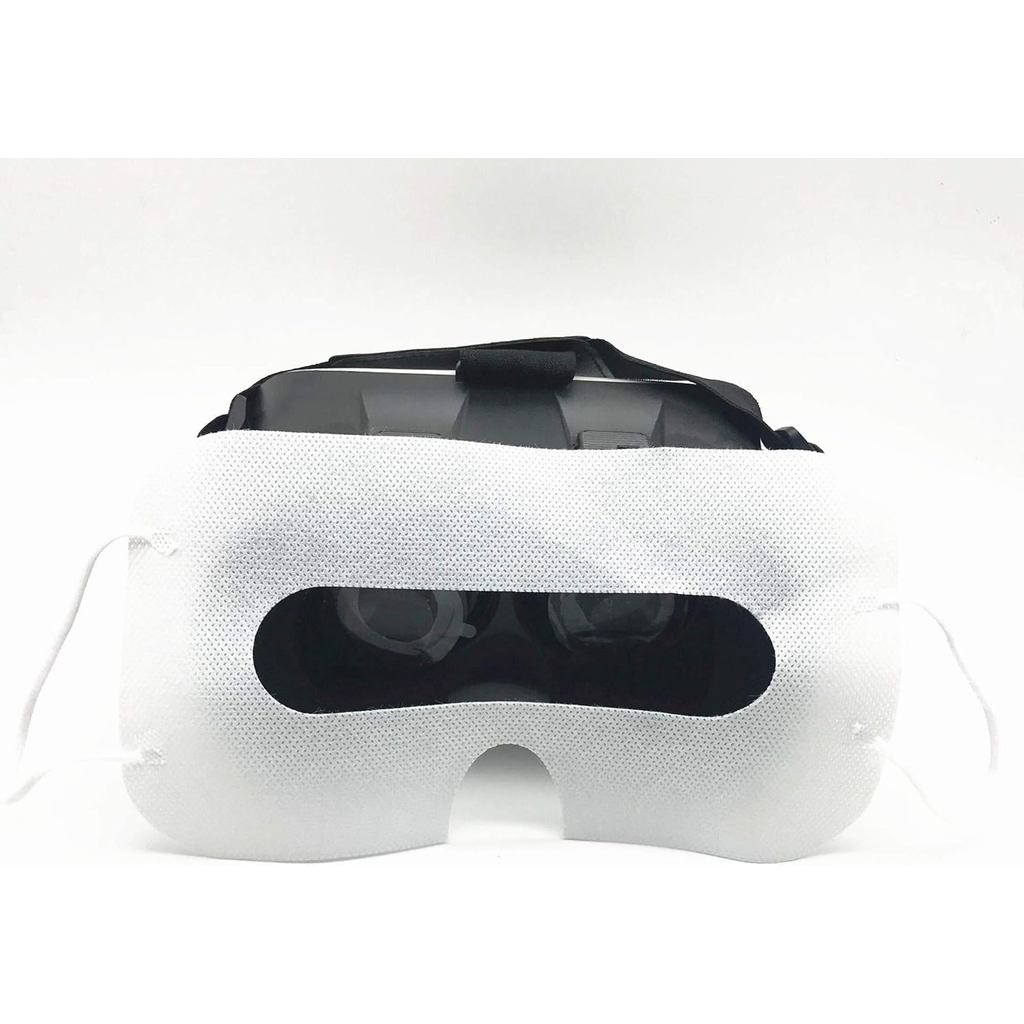 ผ้าคลุมตาอนามัยแบบใช้แล้วทิ้ง 100 แพ็ค - เข้ากันได้กับ HTC Vive Pro/PS VR/Gear VR/Oculus Rift Go & M