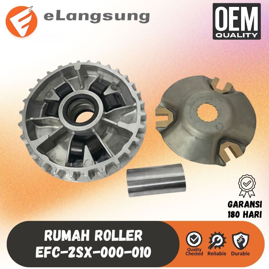 ELangsung 2SX - ลูกกลิ้งบ้าน 2SX | Original Yamaha Mio M3 ชุดลูกกลิ้งรถจักรยานยนต์ที่อยู่อาศัย