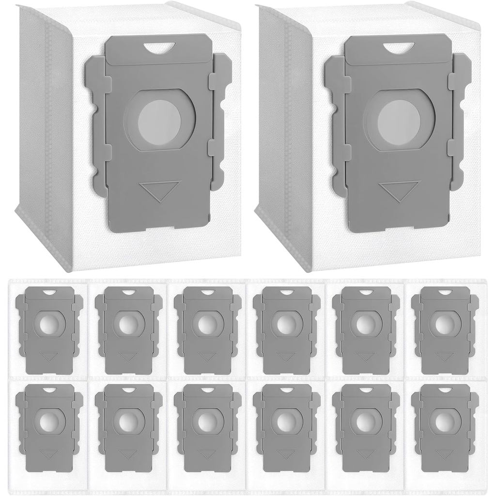 ถุงสูญญากาศทดแทน 14 แพ็ค เข้ากันได้กับ iRobot Roomba i & s & j Series i7, i7+, i3, i3+, i1+, i4, i4+