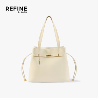 (Refine by Lovito) กระเป๋าสะพายไหล่สําหรับผู้หญิงความจุขนาดใ…