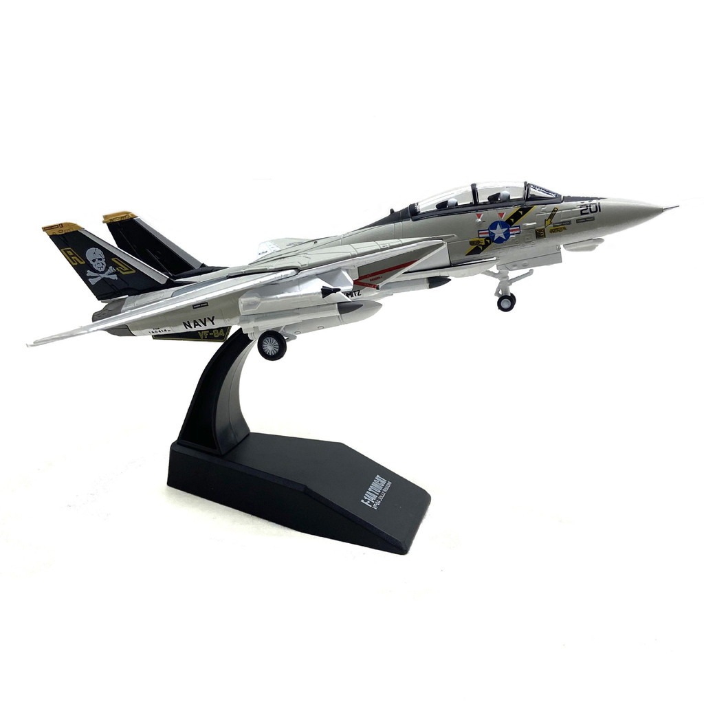 1/100 F-14 Tomcat Fighter จําลองเครื่องบินล้อปีก Movable รุ่นเครื่องบิน