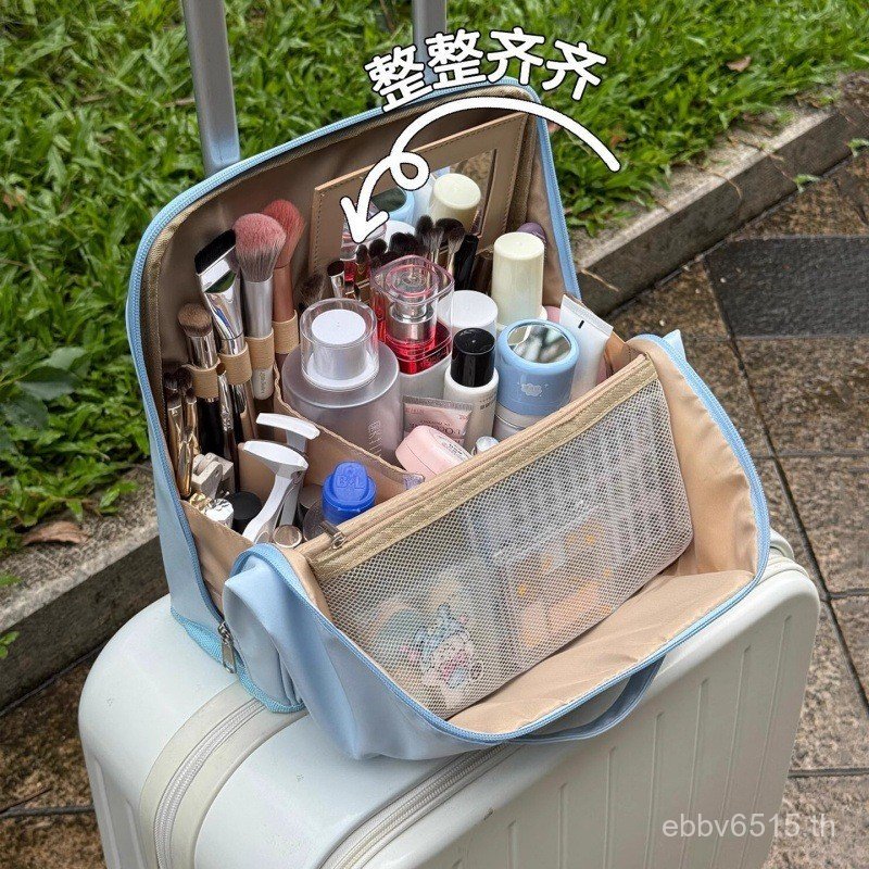 ความจุปากกากระเป๋านักเรียนการจัดเก็บรถเข็นเครื่องสําอางกันน้ําแบบเดียวกับกระเป๋าเครื่องสําอางกระเป๋า