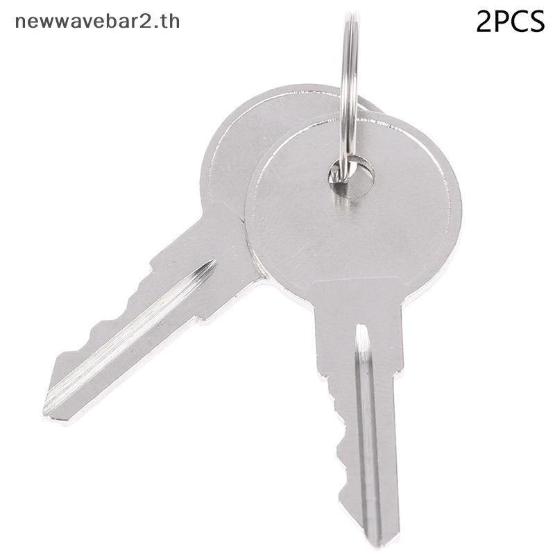 # waveba # 2PCS Keychannel CH751 กุญแจทองแดง Universal Keys สําหรับลิฟท์ Lo ควบคุมตู้ห้องรถ T-Handle