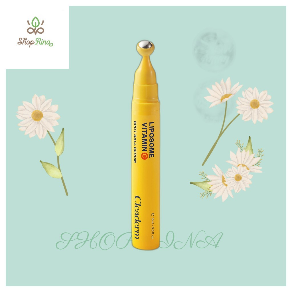 [daiso] Cleaderm Liposome Vitamin C Spot Ball Serum, 15ml, 1pc / Korean Spot Serum / Vitamin C Boost