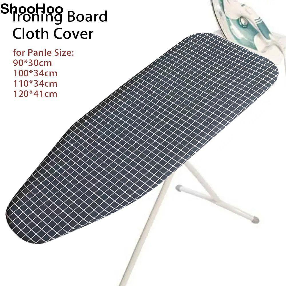 SHOOHOO 1 ชิ้นที่รองรีด, ผ้าฝ้ายหนา Padding Universal เหล็กความร้อน Shield, ยืดหยุ่นขอบผ้าทนฝาครอบรีดผ้าสําหรับโต๊ะรีดผ้า