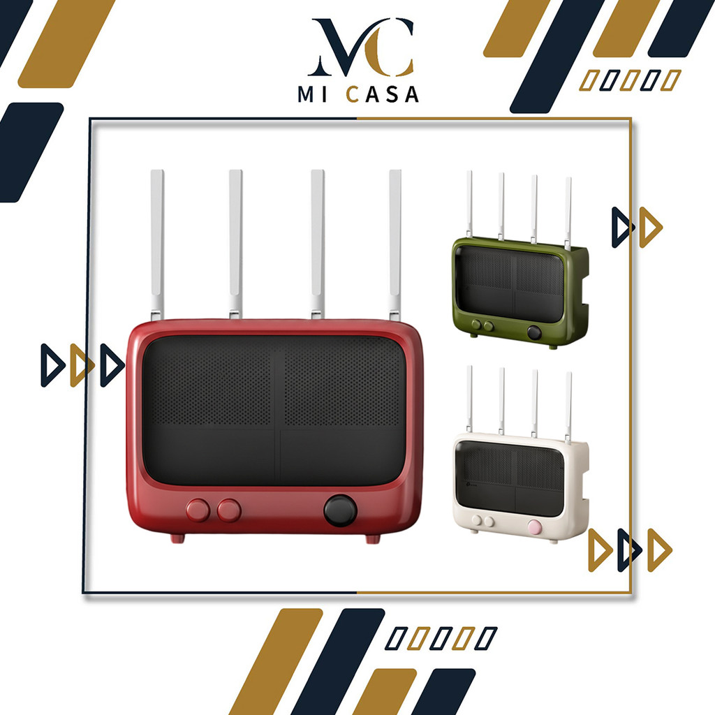 MI CASA Rak Router Serbaguna Desktop Cable Management Box Power Strip Organizer Multi-Purpose Router