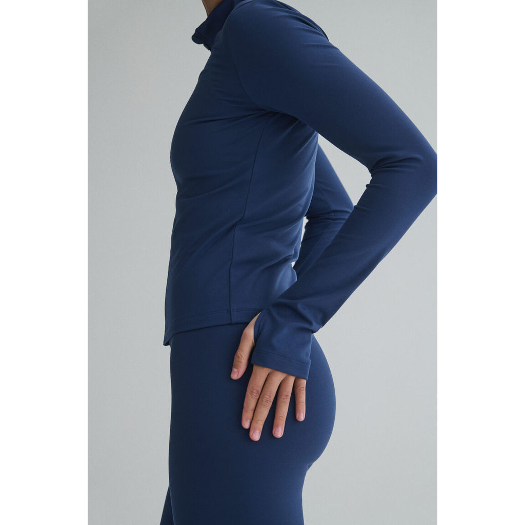 H&M(เอชแอนด์เอ็ม) เสื้อแจ็กเก็ตกีฬาแบบซิปผ่านที่มาพร้อมกับ SoftMove™ Women Zip-through sports jacket 1243210_22