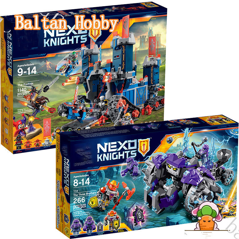 Baltan ของเล่น HN7X เข้ากันได้กับ C2 Nexo Knights 70350 Building blocks EQ1