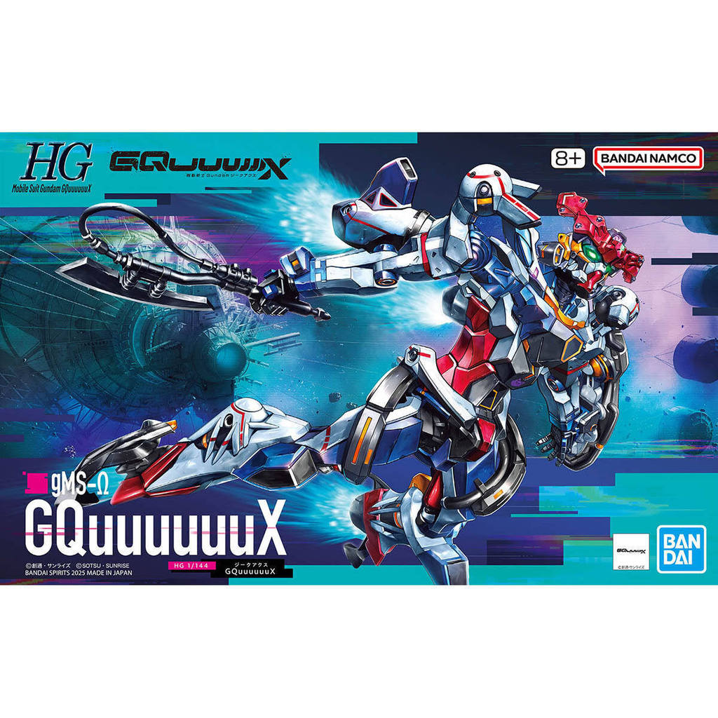 GUNDAM HG 1/144 GQuuuuuuux GQuuux อะนิเมะสินค้าของสะสมประกอบของขวัญ