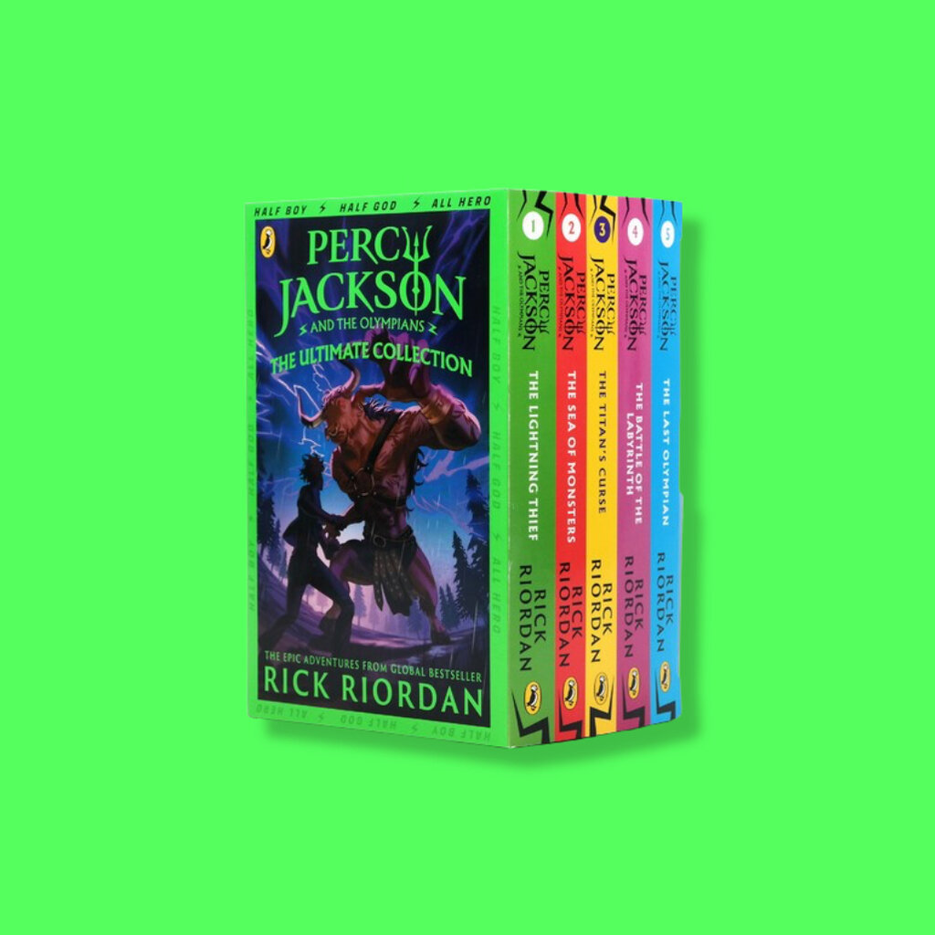 Percy Jackson The Ultimate 5 Book Collection วรรณกรรมเยาวชนแนวแฟนตาซี ภาษาอังกฤษ