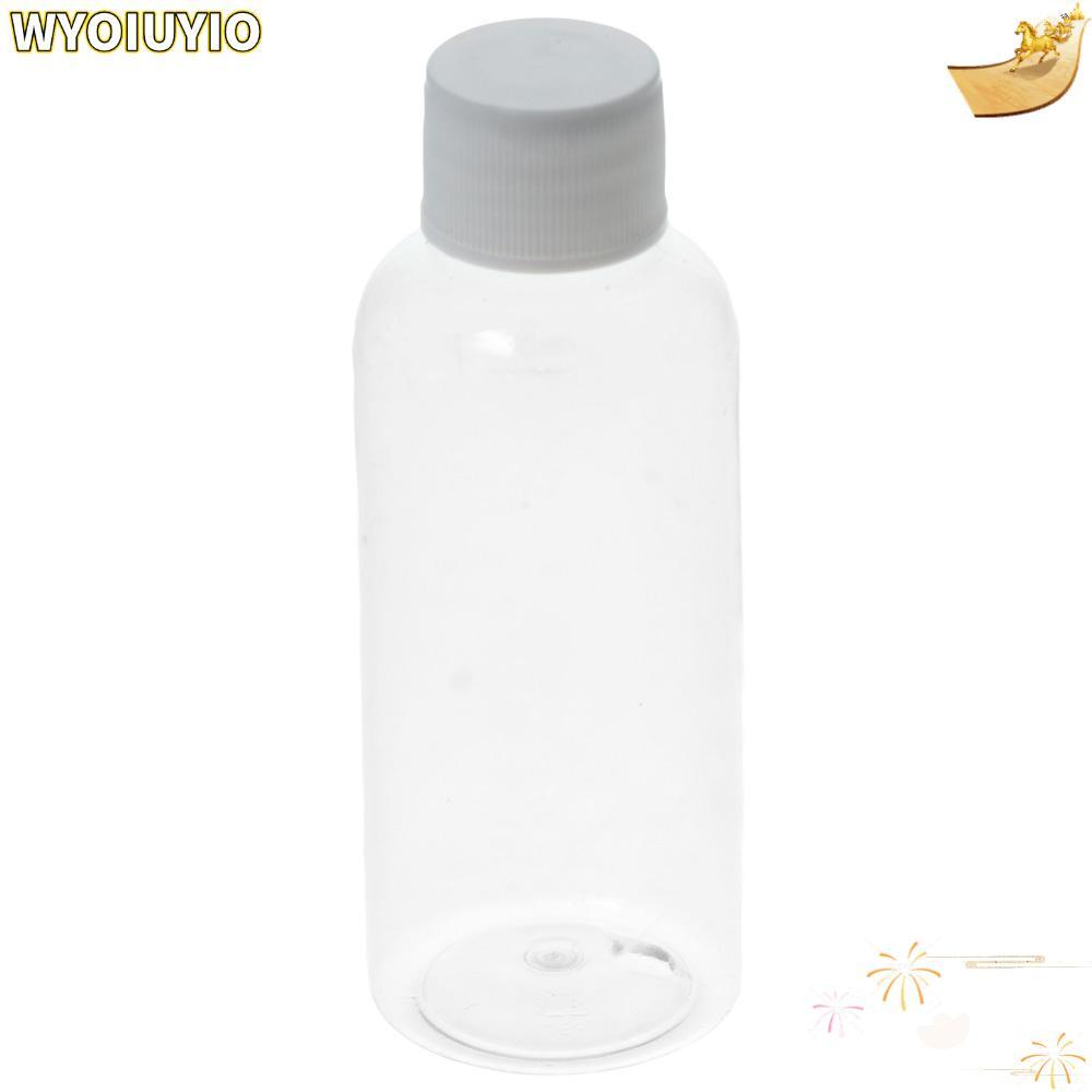 WYOIUYIO 10 ชิ้น Ginger Shot ขวดรั่ว 60 มล.พร้อมหมวก Wellness Juice Shot ขวดรีฟิล