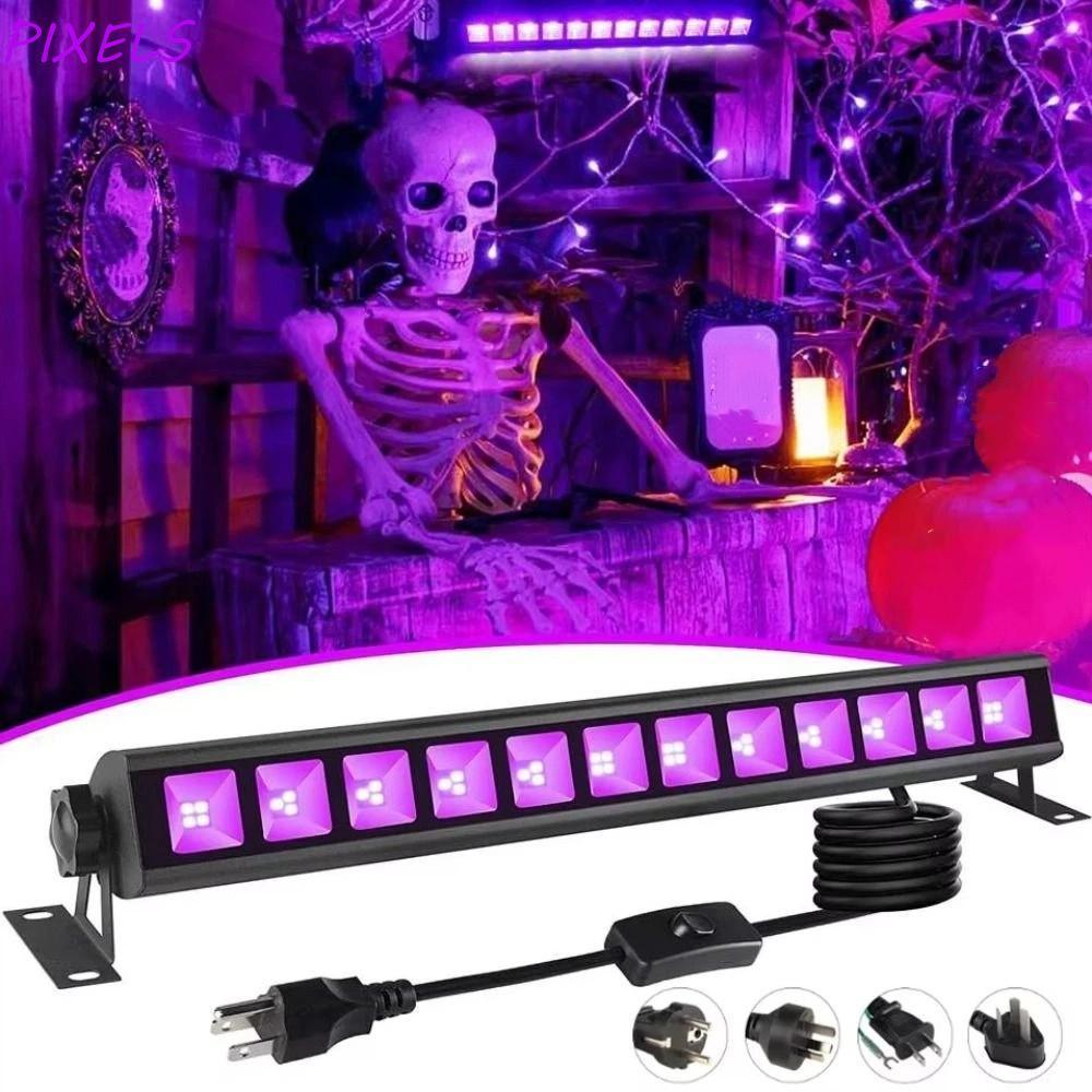 PIXELSKY LED UV Wall Washer Light,คอนเสิร์ต 40LED Strips UV Disco DJ Light,ไฟย้อมสี 395nm Blacklight High Light Transmittance 36W LED Wall Washer Stage Show