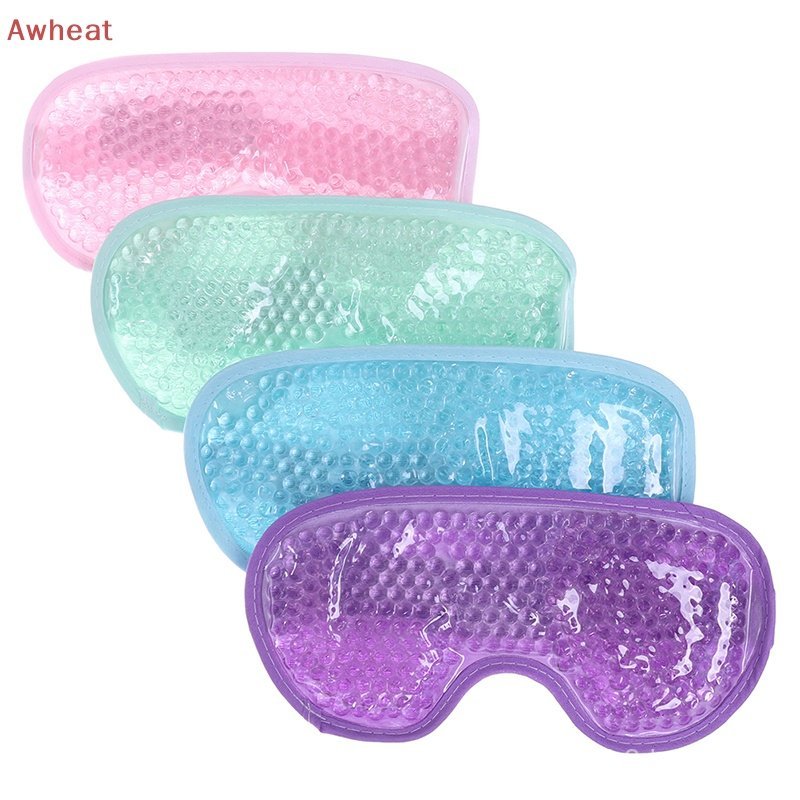 Awheat Cooling Eye Mask Gel Eye Mask Reusable Cold Eye Mask with Gel Bead  new