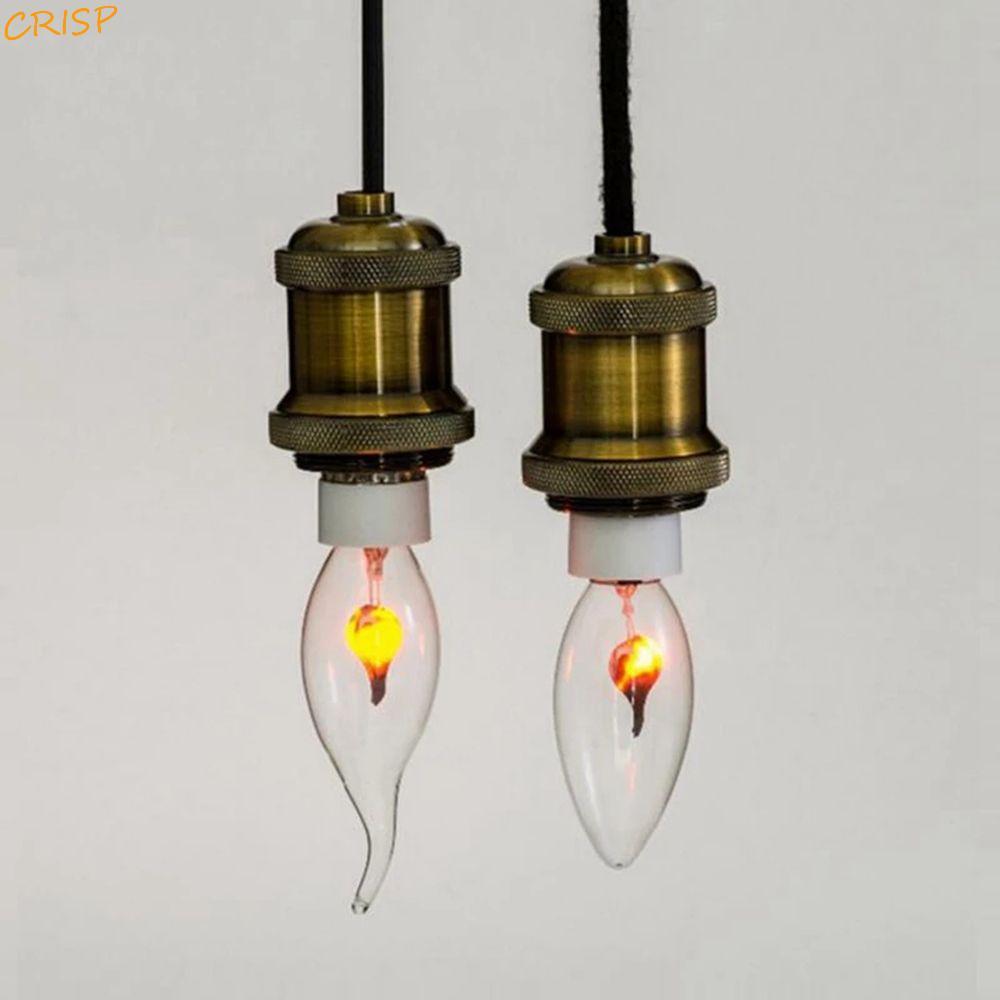 CRISP หลอดไฟ LED Edison Creative Home สําหรับตกแต่งแสงเปลวไฟทังสเตนลวดเทียนแสง