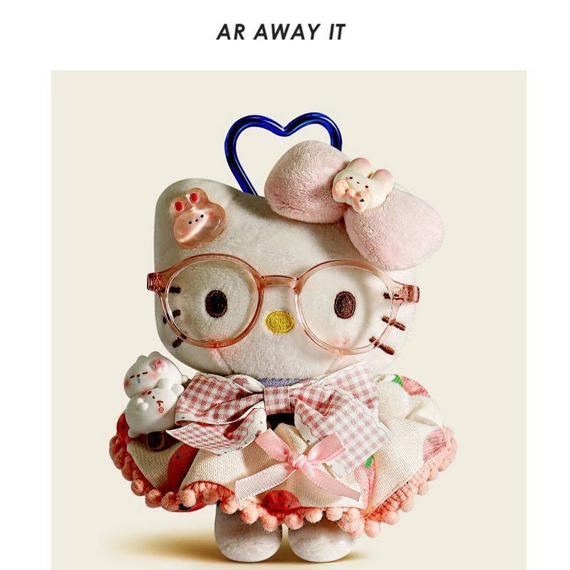 [Hot 999] Kitty Plush Doll Pendant Handbag Pendant Cute Doll Schoolbag Pendant Gift j1Hb