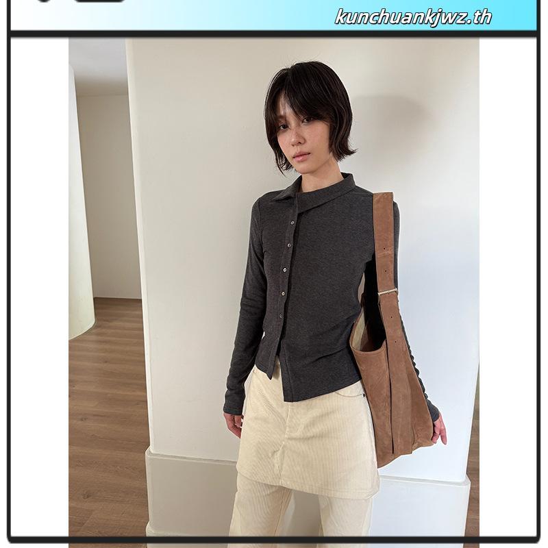BXB - BOHEME TOP เสื้อแขนยาวติดกระดุม  | ส่งด่วน