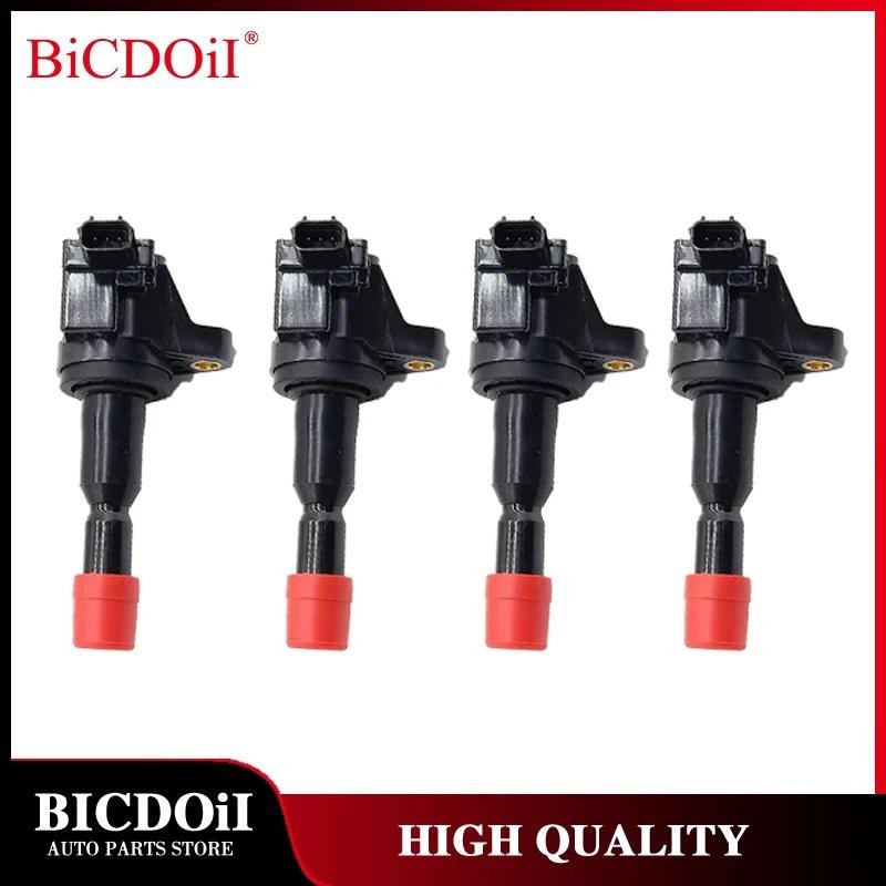 1-4 ชิ้น 30520-RB0-003 30520-RB0-S01 คอยล์จุดระเบิดสําหรับ Honda City Fit Jazz Civic VIII Hatchback 