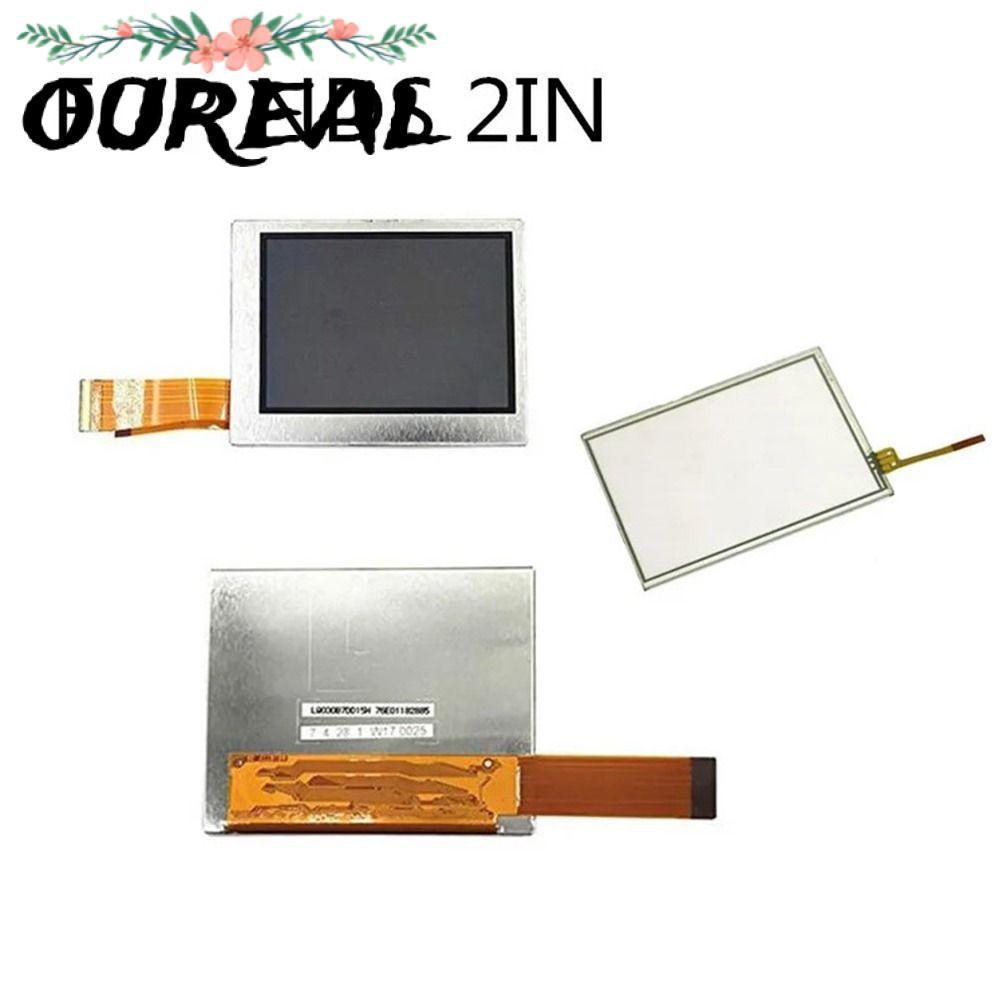 OUREAL จอแสดงผล LCD, หน้าจอคอนโซลเกม DIY ดั้งเดิม, อะไหล่ซ่อมหน้าจอ Digitizer สําหรับ DS/NDS